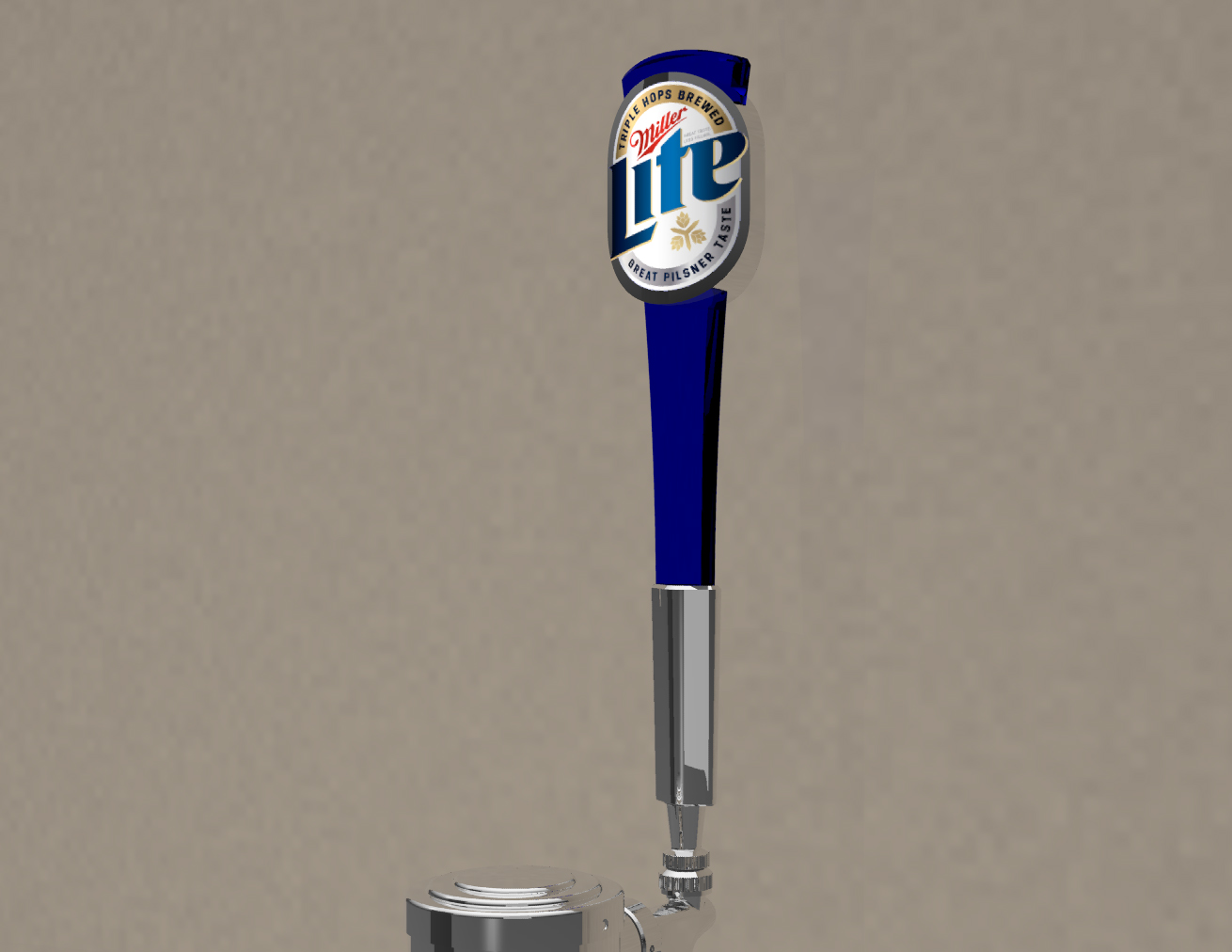 Miller Lite Tap Handle by Jon Strawbridge at
