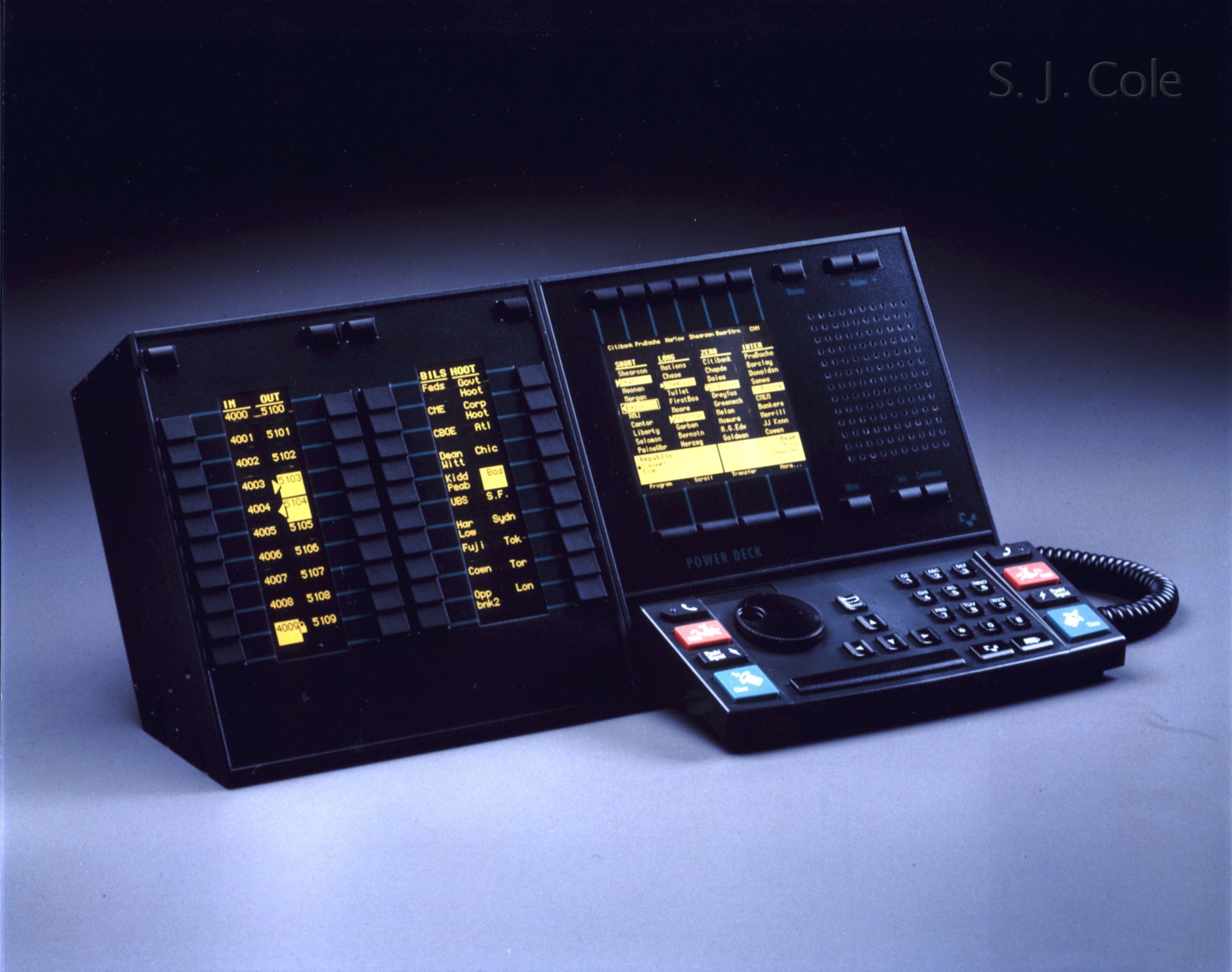 Trading turret phone system