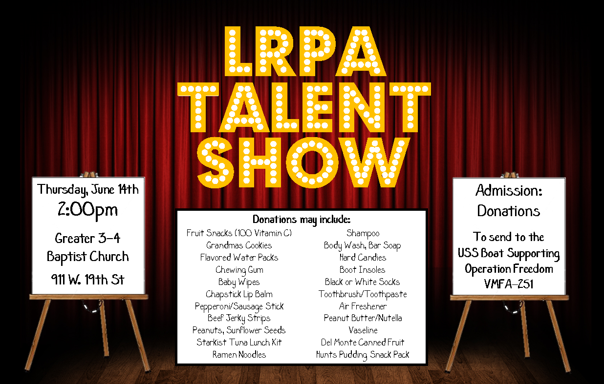 talent show template word