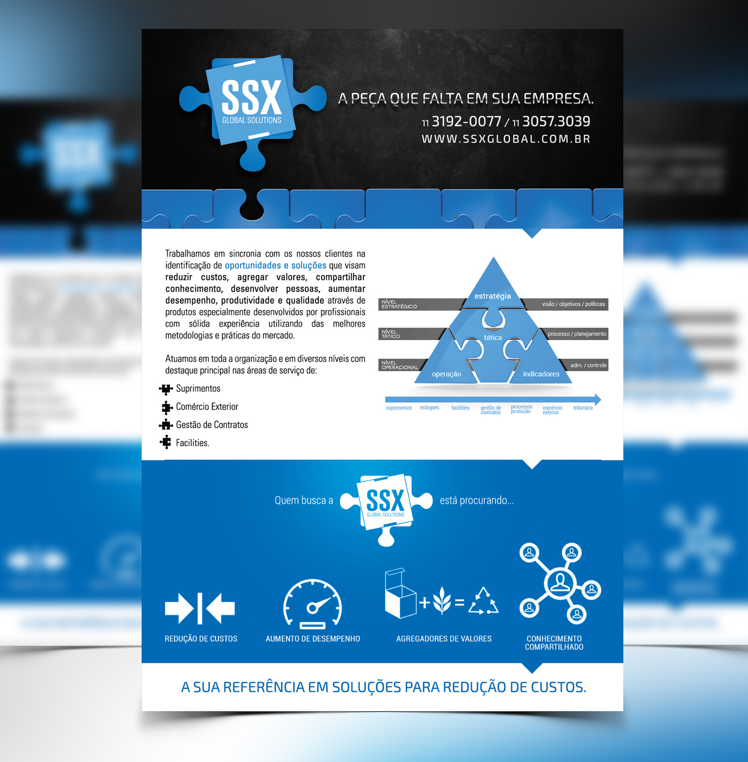 one page brochure design