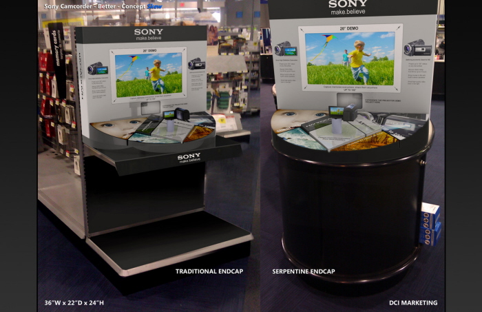 Sony - Internet TV and Camcorder Display by Michaell Bakalars at
