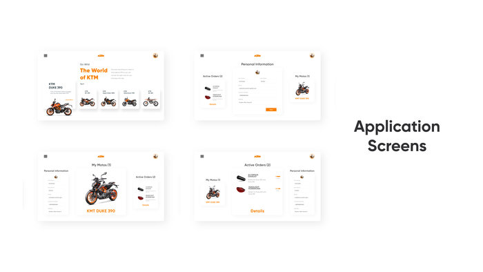 Ktm Ui An upload by Sviatoslav Kushnir on Coroflot: to the project KTM ...