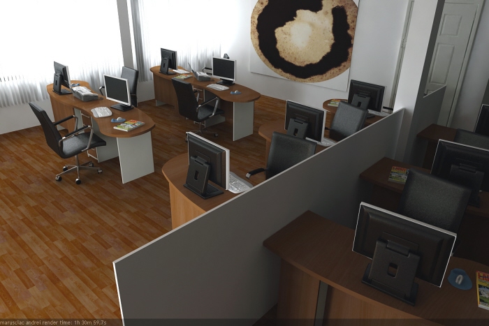 interior design office by marusciac andrei at Coroflot.com
