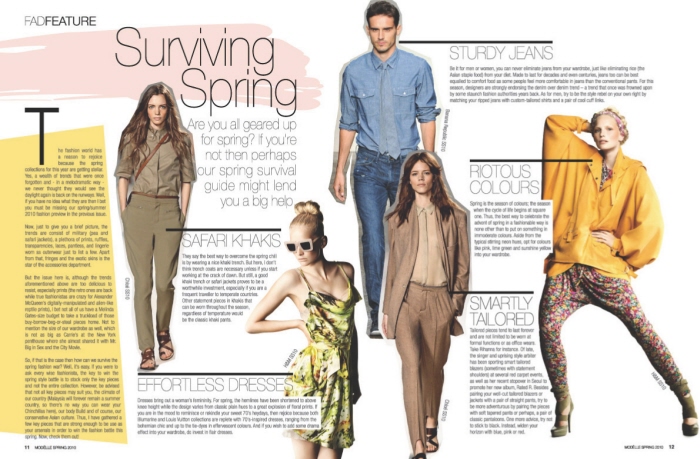 Spring Magazine Model Modelle Spring 2010 Issue Magazine Preview by Mils Gan at Coroflot.com