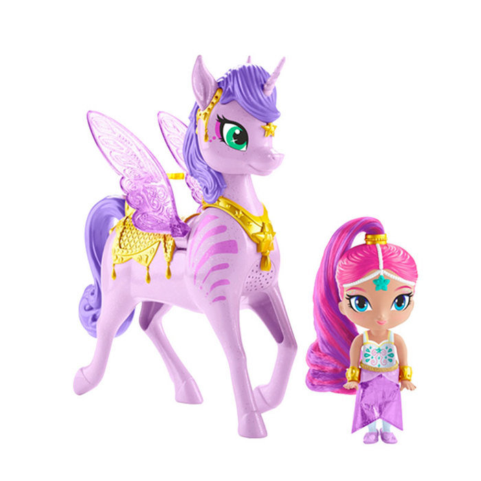 Shimmer & Shine Zahracorn Doll set + Sweetie Genies by