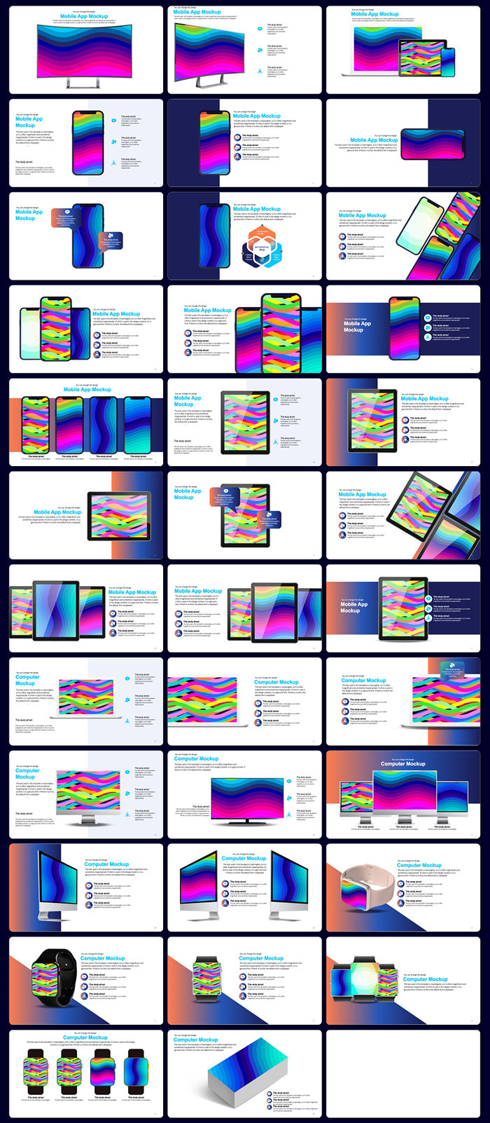 PowerPoint Mockup Infographic Template by seungweon OH at Coroflot.com