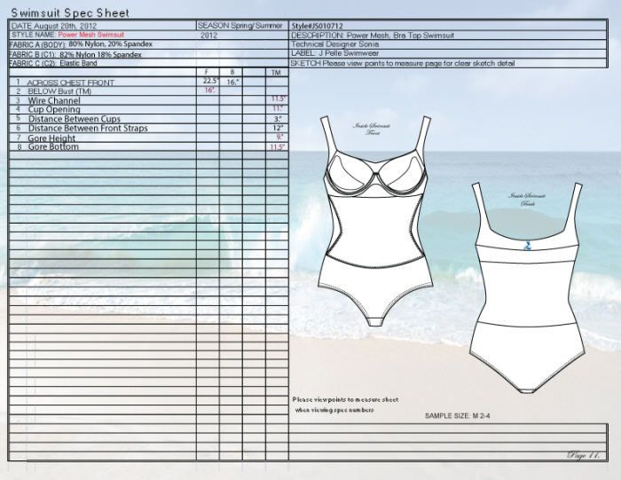 SWIMWEAR DESIGN VARIOUS MARKETS by SONIA STELLA ONTIVEROS at