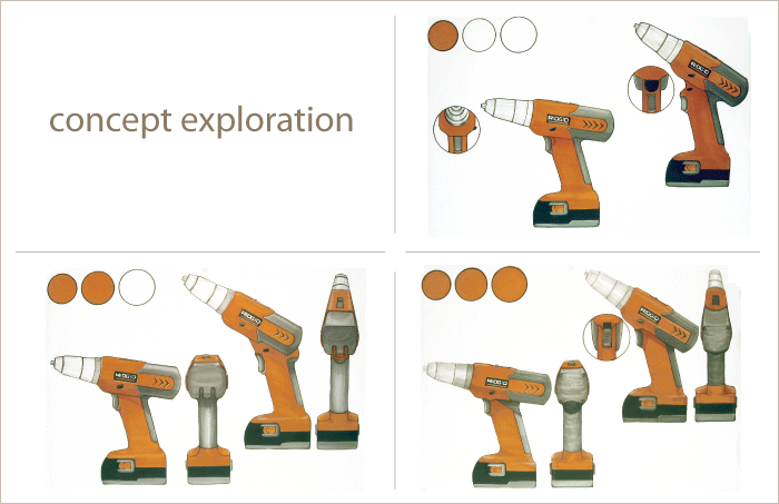 cordless pivot drill by Robin Hammond at Coroflot.com