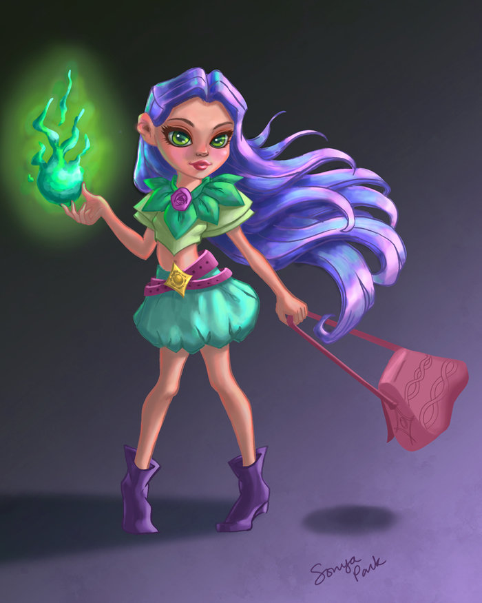 Doll/Game Character Design by Sonya Park at