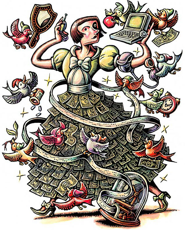 Wall Street Journal Illustrations by Lisa Haney at