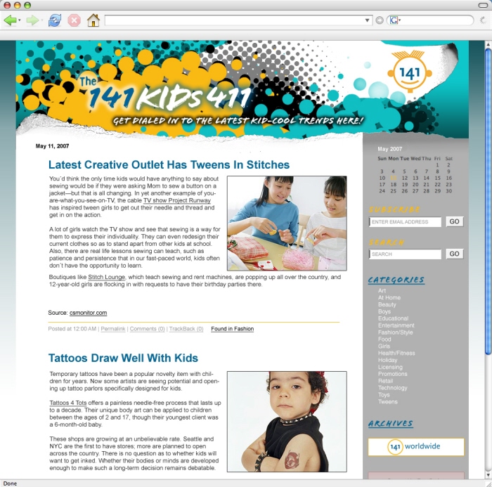 Kid Trends Blog by Megan Happ at