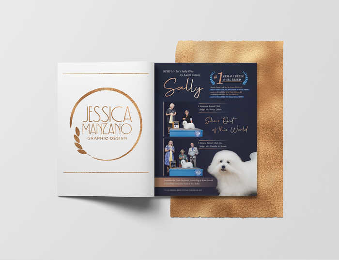 SHOW DOG AD DESIGNS by Jessica Manzano at Coroflot.com