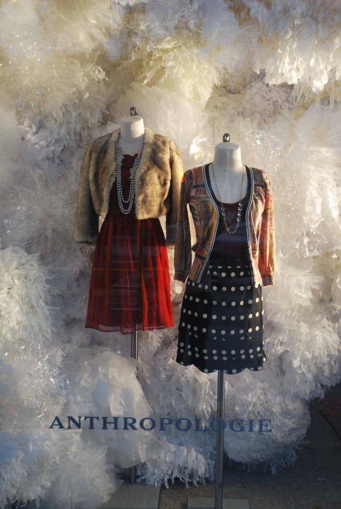 Anthropologie visual display internship by Angela Bell at