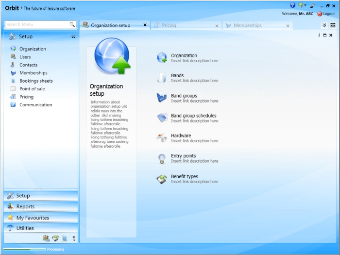 Orbit User Interface by Tahir Ahmad at Coroflot.com