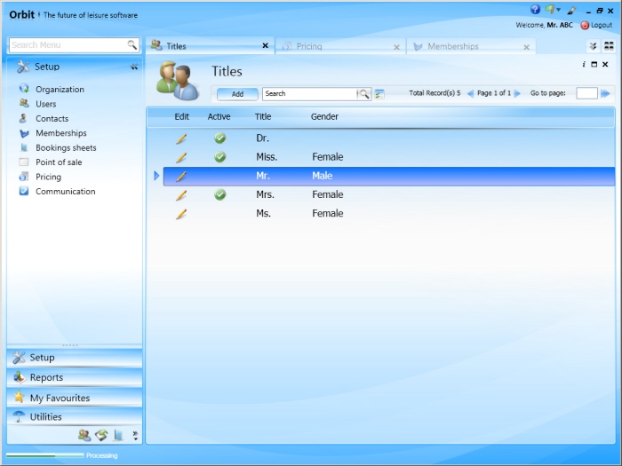 Orbit User Interface by Tahir Ahmad at Coroflot.com