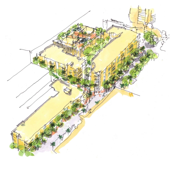 Sketch Up & Hand Drawing Renderings by RICARDO LEON at