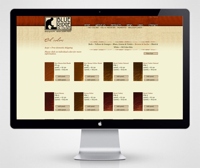 BLUE RIDGE OIL COLORS by STEED DESIGN STUDIO at