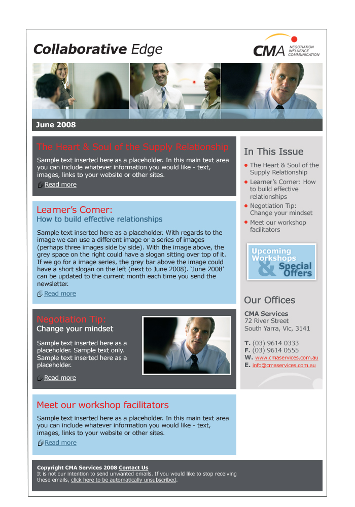 e newsletter designs wordpress themes by tracy burns at newletter designs