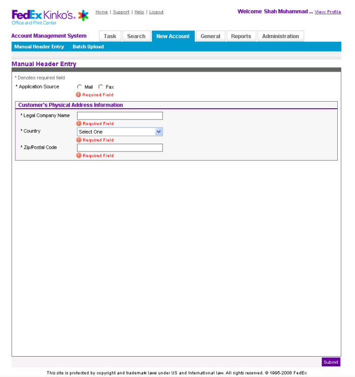 FedEx Kinko's - (now: FedEx Office) by Shah Muhammad at Coroflot.com
