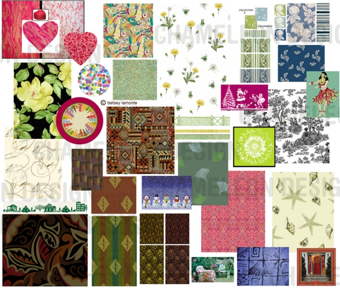 surface design examples by Betsey LaMonte at