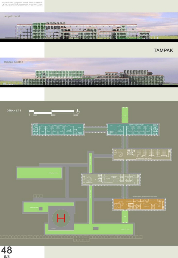 Sayembara rumah sakit akademik UGM yogyakarta-pemenang ke 