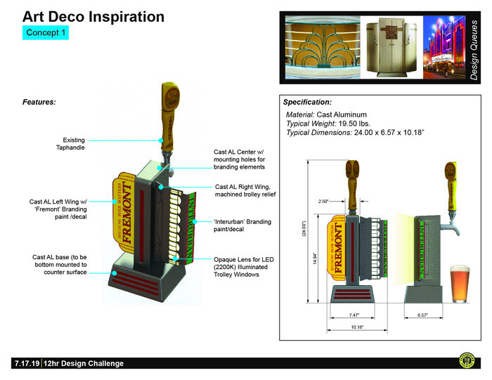Custom Beer Tower Design by Jonathan Michel at