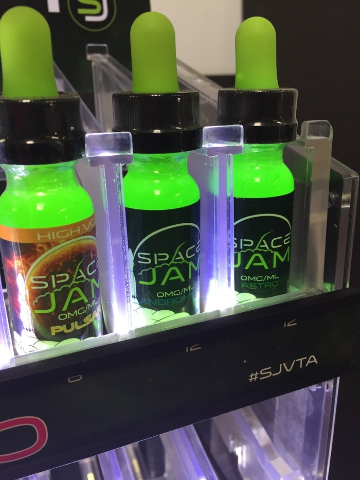 Space Jam 7/11 Lit Vape Counter DIsplay by Rochelle Lozano at