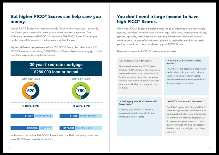 Understanding FICO Scores booklet by Julie Peng at Coroflot.com