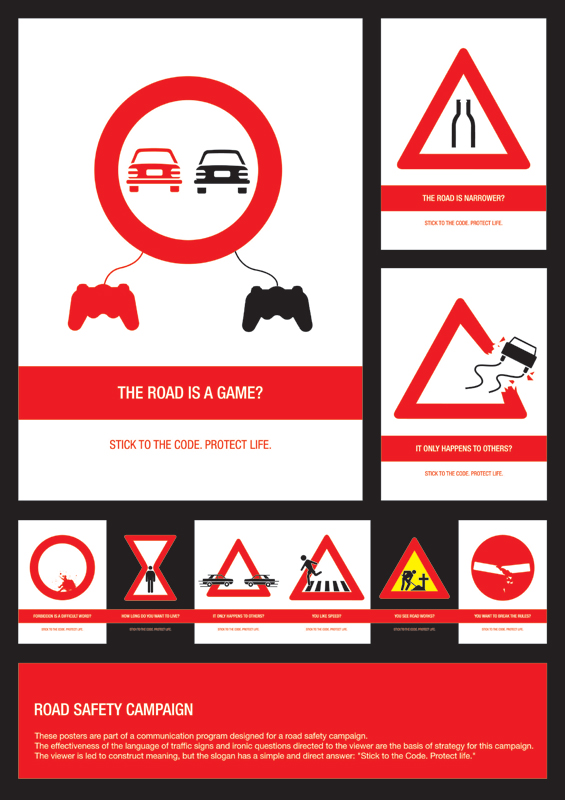 road safety posters