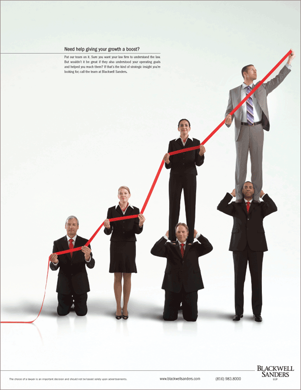 Blackwell Sanders Print Campaign by Eric Carver at