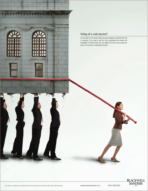 Blackwell Sanders Print Campaign by Eric Carver at