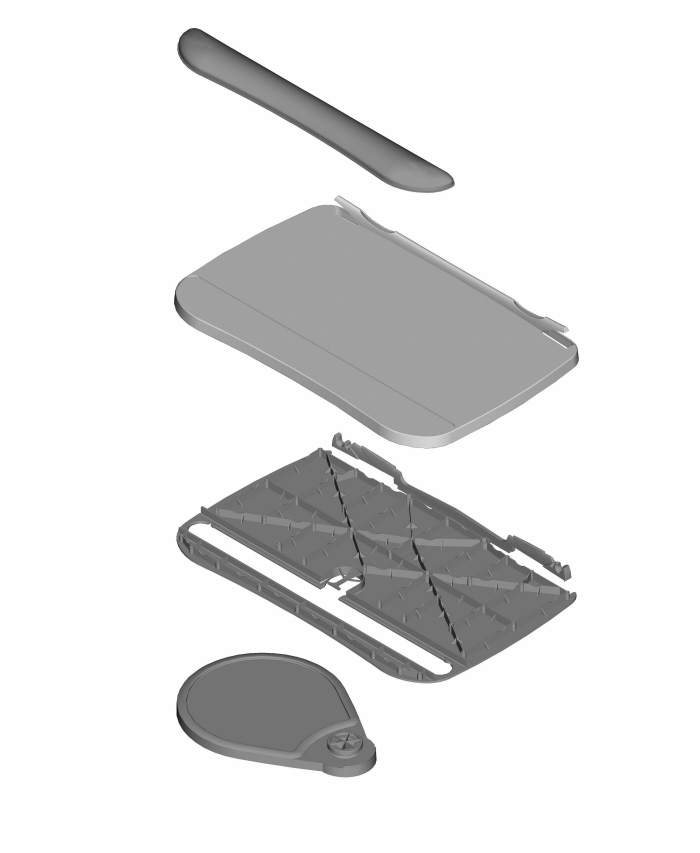 Jules keyboard tray (Steelcase / Details) by Joe Ruedinger at