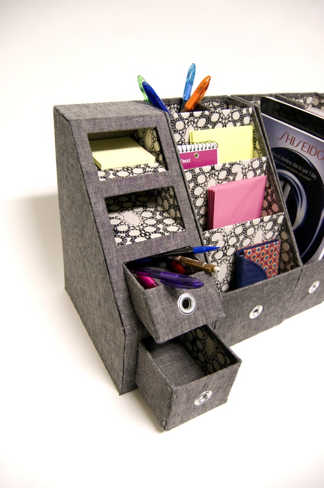 Linen Desk Accessories by Allison Adderton at