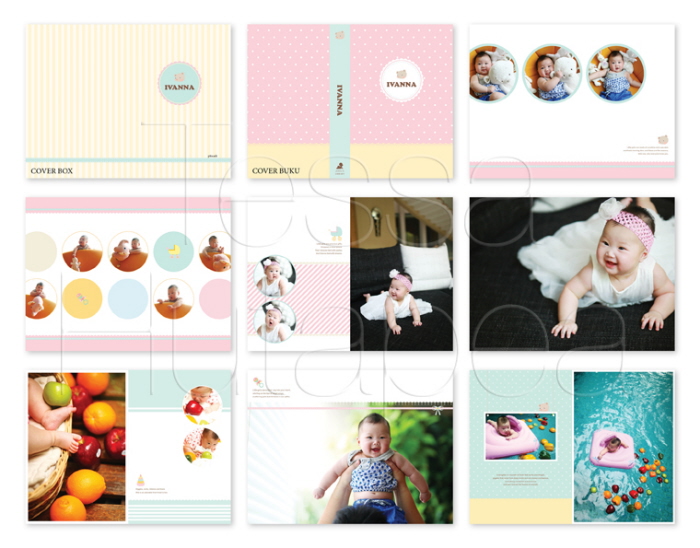 Baby & Family Book Layout by Tessa Hutapea at