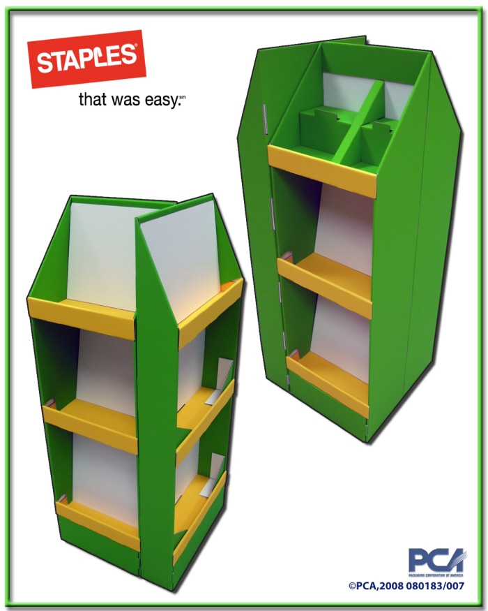 Staple displays by Shelley Richardson at Coroflot.com