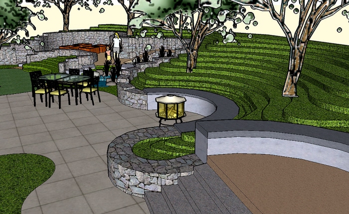 sketchup landscape design tutorial