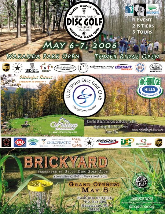 An upload by Amy Schmitz on Coroflot to the project Disc Golf Magazine Advertisement