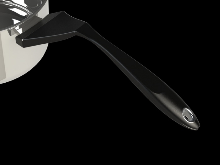 saucepan handle by Dan Serbanut at