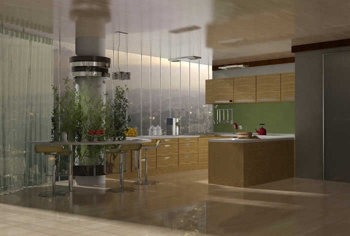 Kitchen Design by Dana Jamalbekova at Coroflot.com