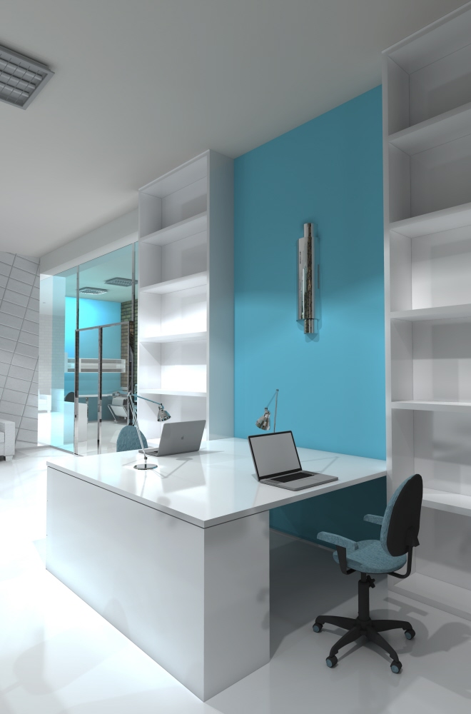 OFFICE - interior design by Hanna Klimczyk at Coroflot.com