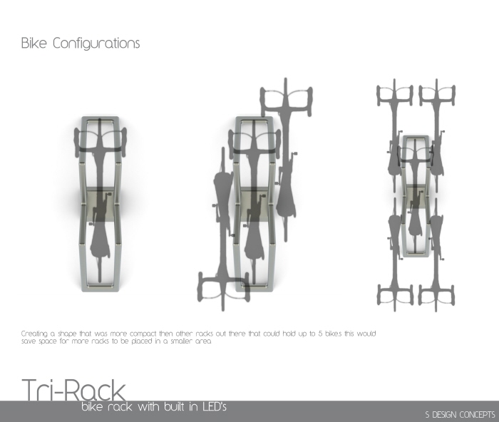Tri-Rack-bike rack by Michael Shrewsbury at Coroflot.com