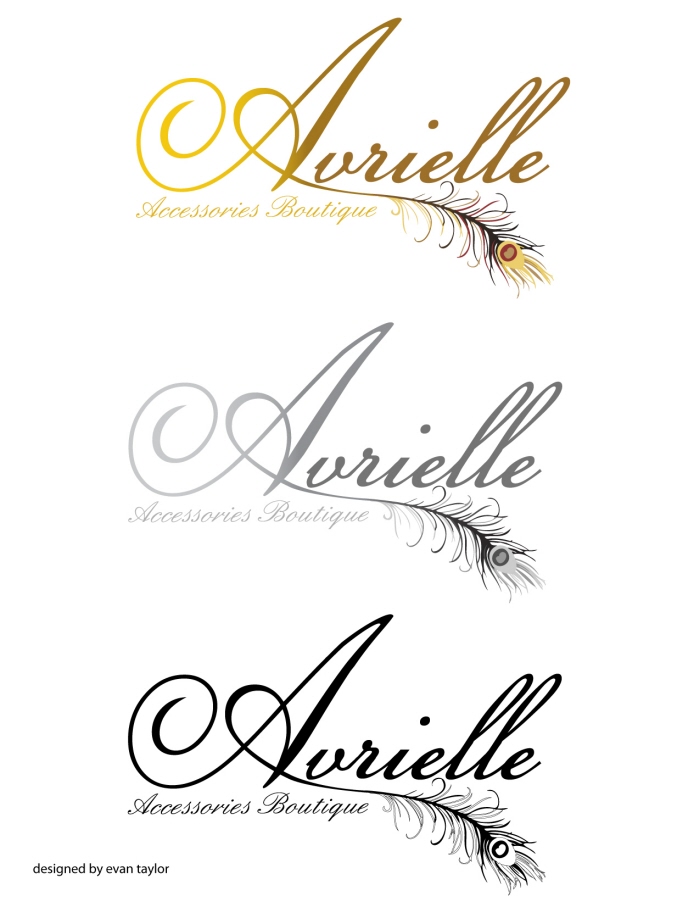 An upload by Evan Taylor on Coroflot: to the project Avrielle Brand Design