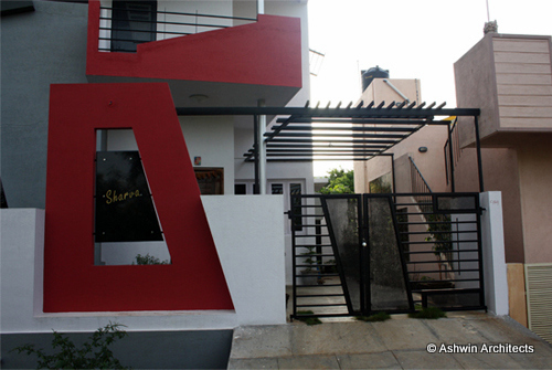  Modern  Duplex House  Design  in Bangalore India  by Ashwin 