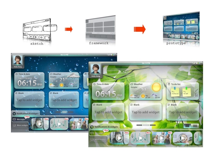 User Interface Design by Minfei Li at Coroflot.com