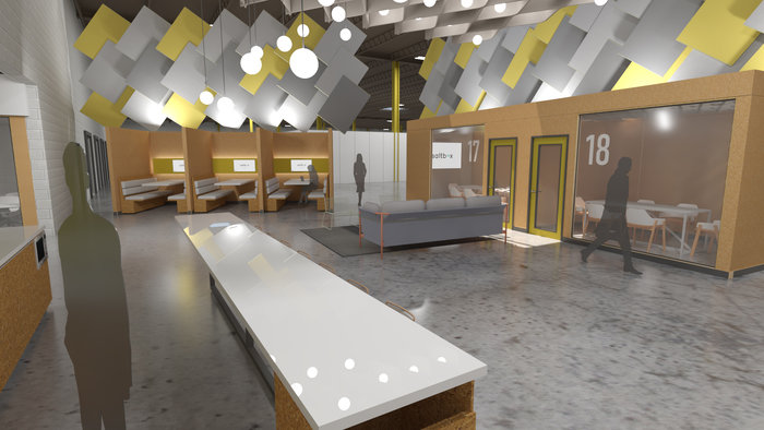 Saltbox modular build out by nate nelson at Coroflot.com