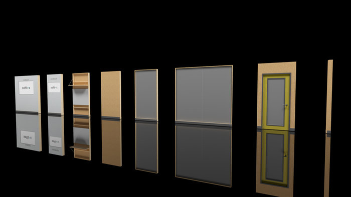 Saltbox modular build out by nate nelson at Coroflot.com