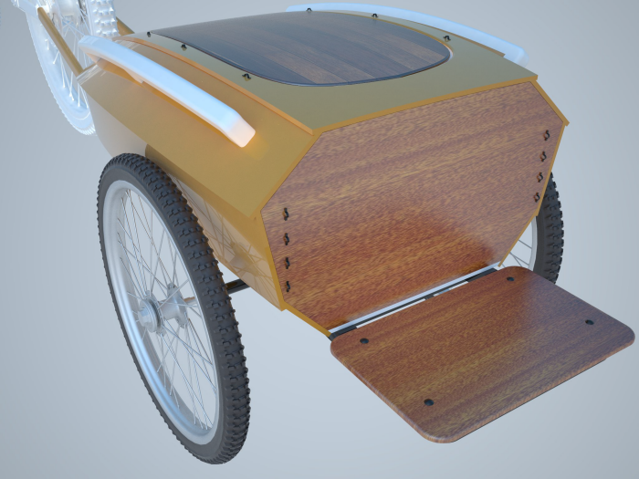Bicycle Cargo Trailer by Tucker Piontek at
