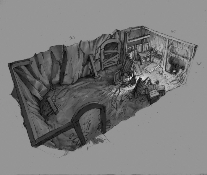 Carter's Testament Concept Art by Cihan Demirkan at