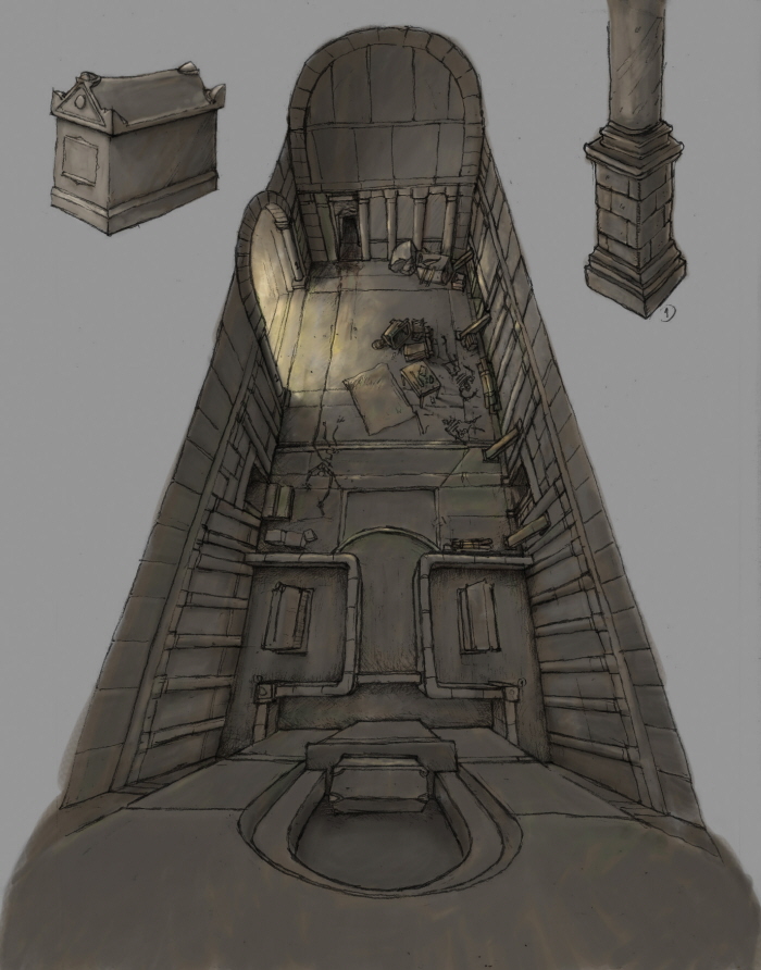 Carter's Testament Concept Art by Cihan Demirkan at