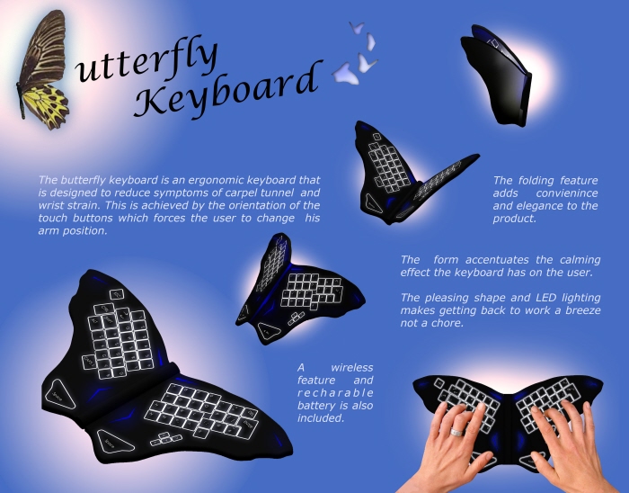Butterfly Keyboard by Ian Leonard at